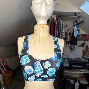 Racer back sports bra